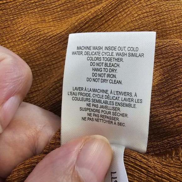 Brown Penningtons Women's Smocking Knit Top - Picture 7 of 8